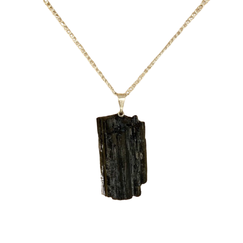 black tourmaline squarish_chain