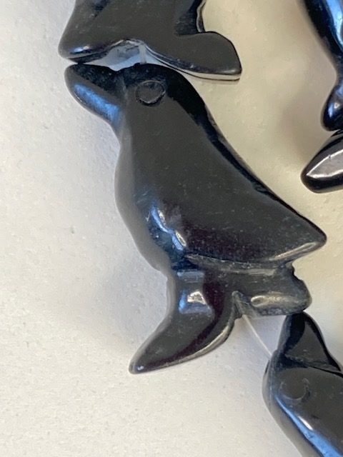 penguin bead_closeup