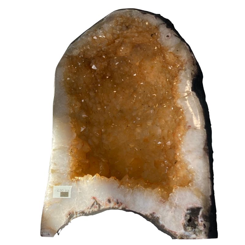 Light Citrine Cave Geode 1