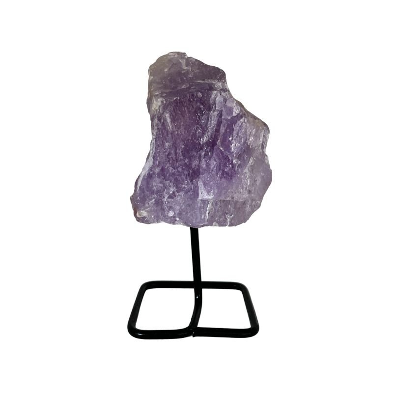 amethyst chunk on stand