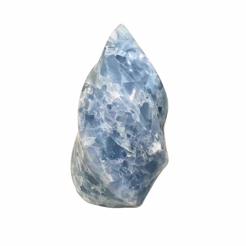 blue calcite flame