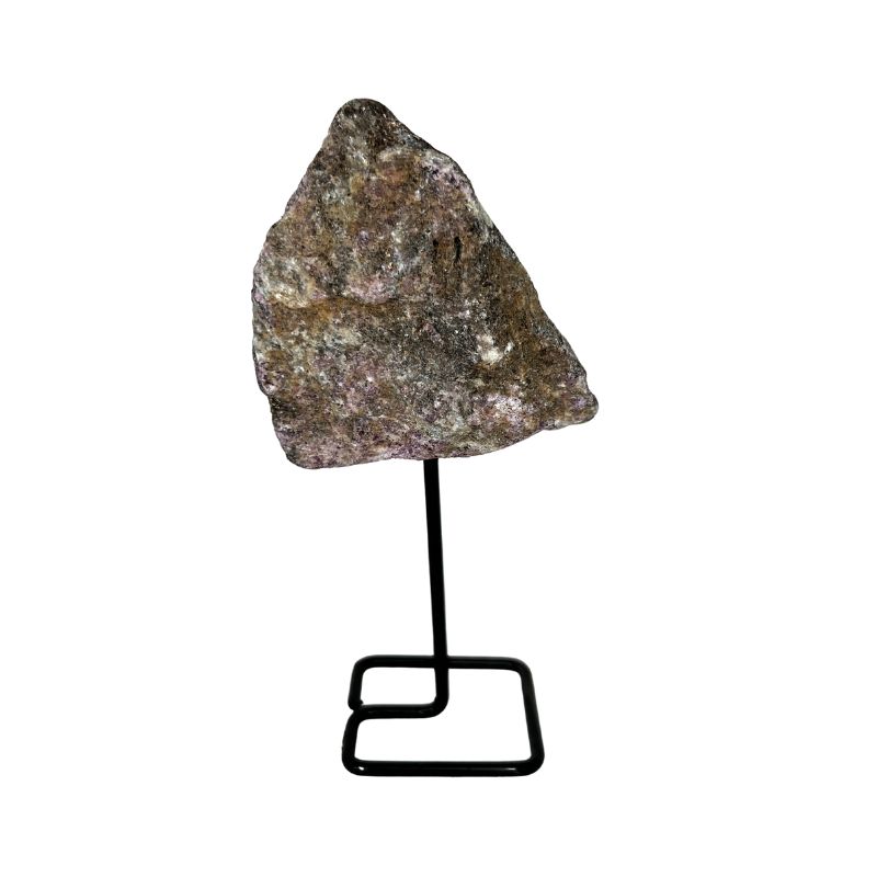 crystal on a stand - lepidolite (2)