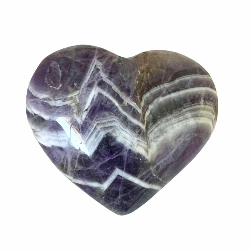 dream amethyst puffy heart front