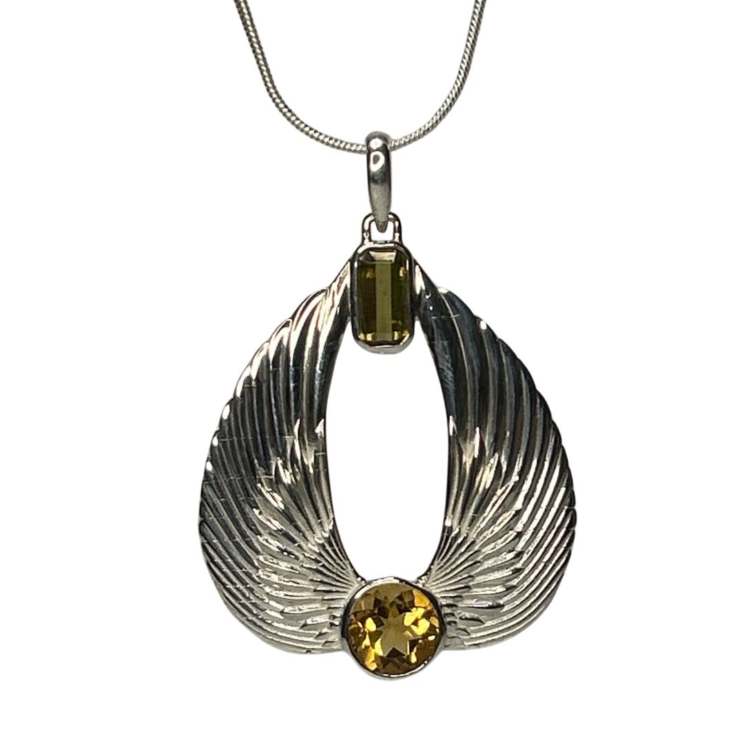 angel wing necklace